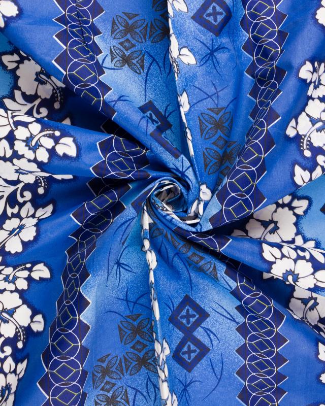 Polynesian fabric HAERE Blue - Tissushop